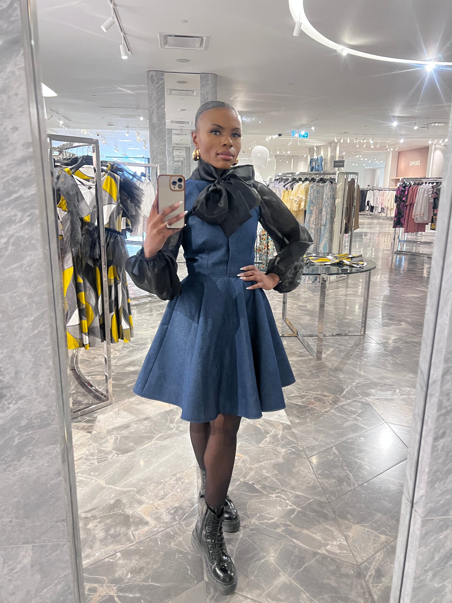 Fionna Denim Dress