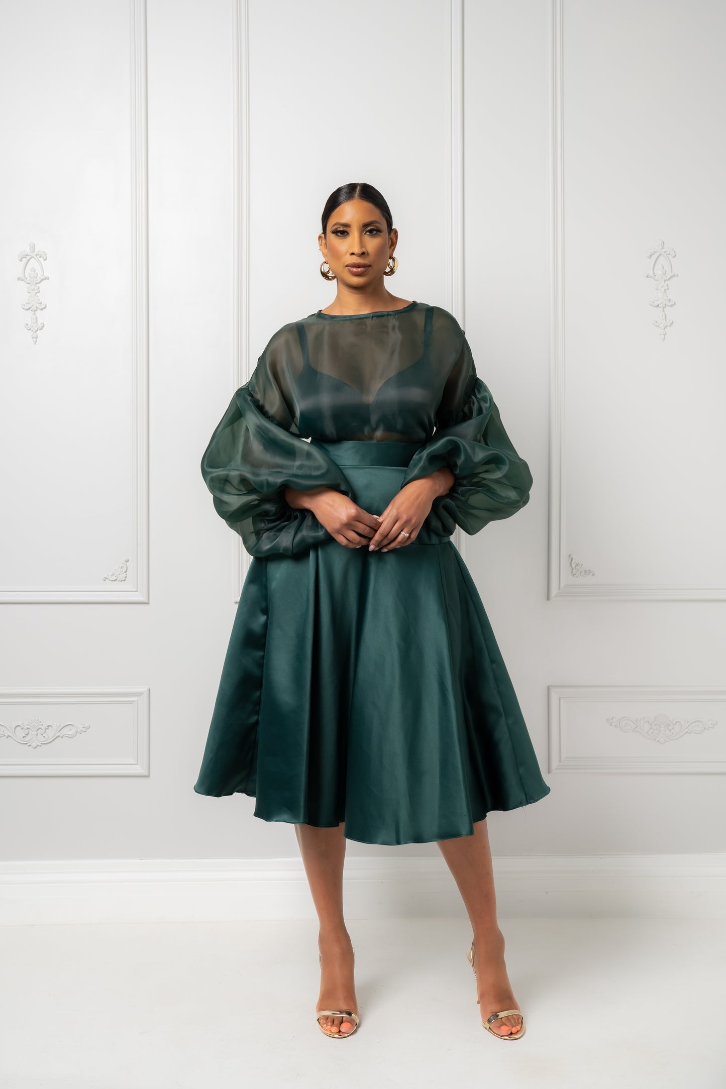 Daliah Satin Skirt