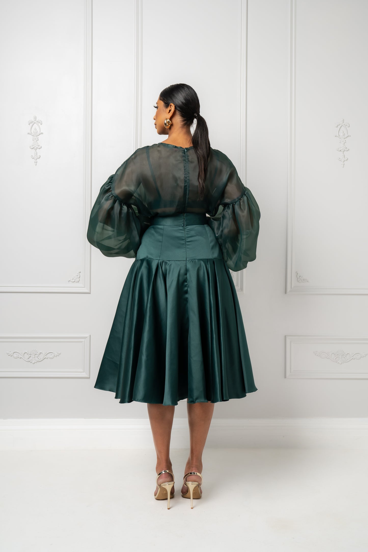 Daliah Satin Skirt
