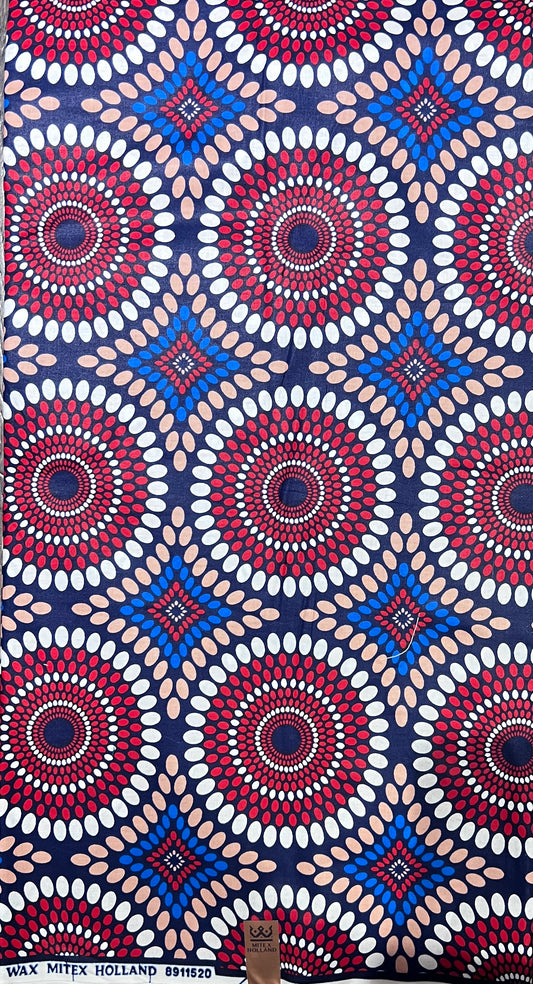 100% Cotton African Print Fabric - Demi