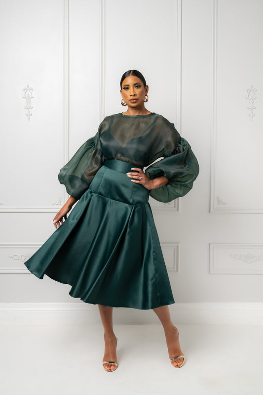 Daliah Satin Skirt