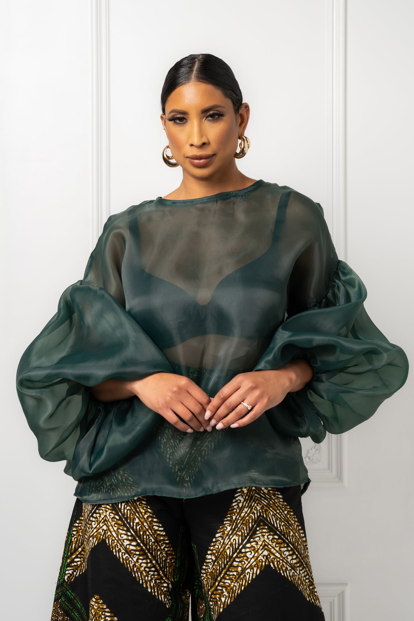Dianna Organza Top