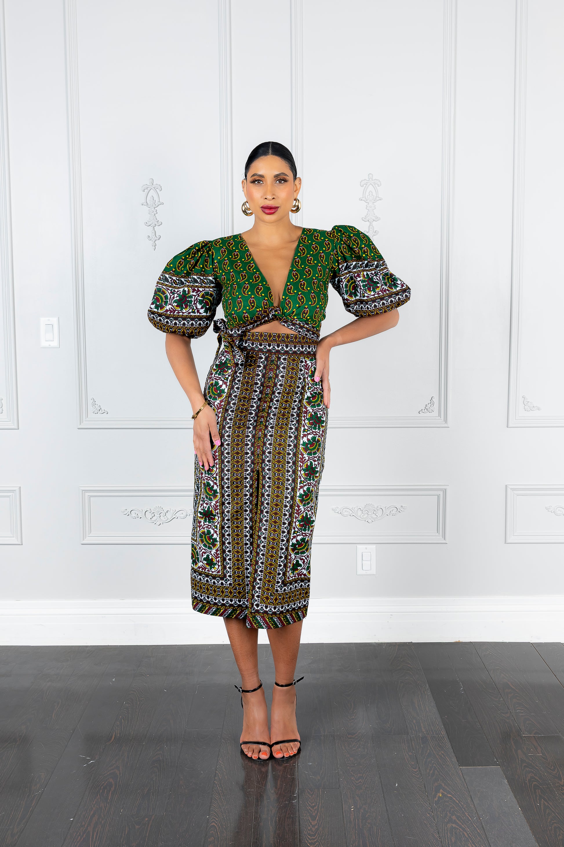 Women's African Print Cotton Pencil Skirt – Kaela Kay