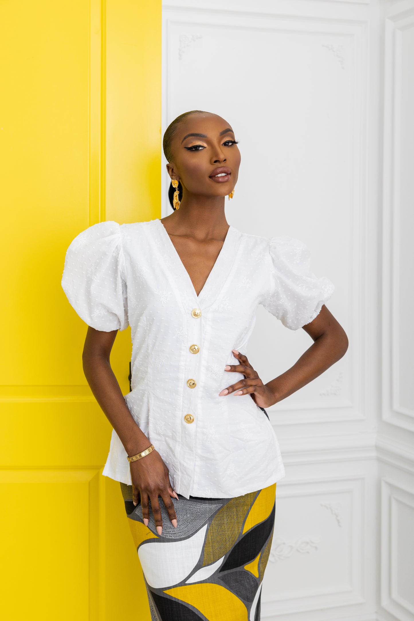 Candie Top - White