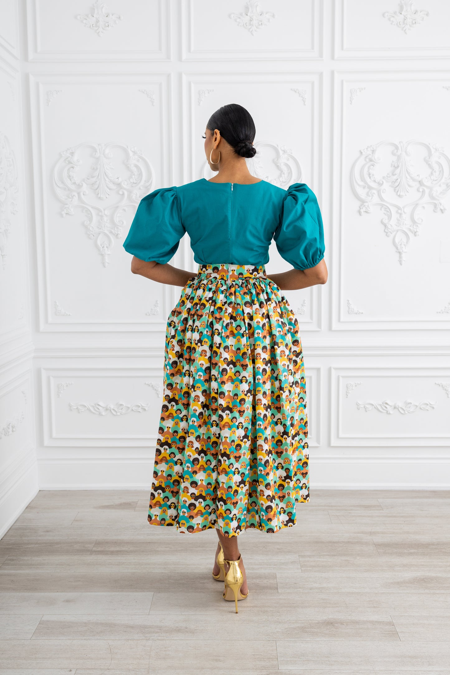 Camara Skirt - Turquoise