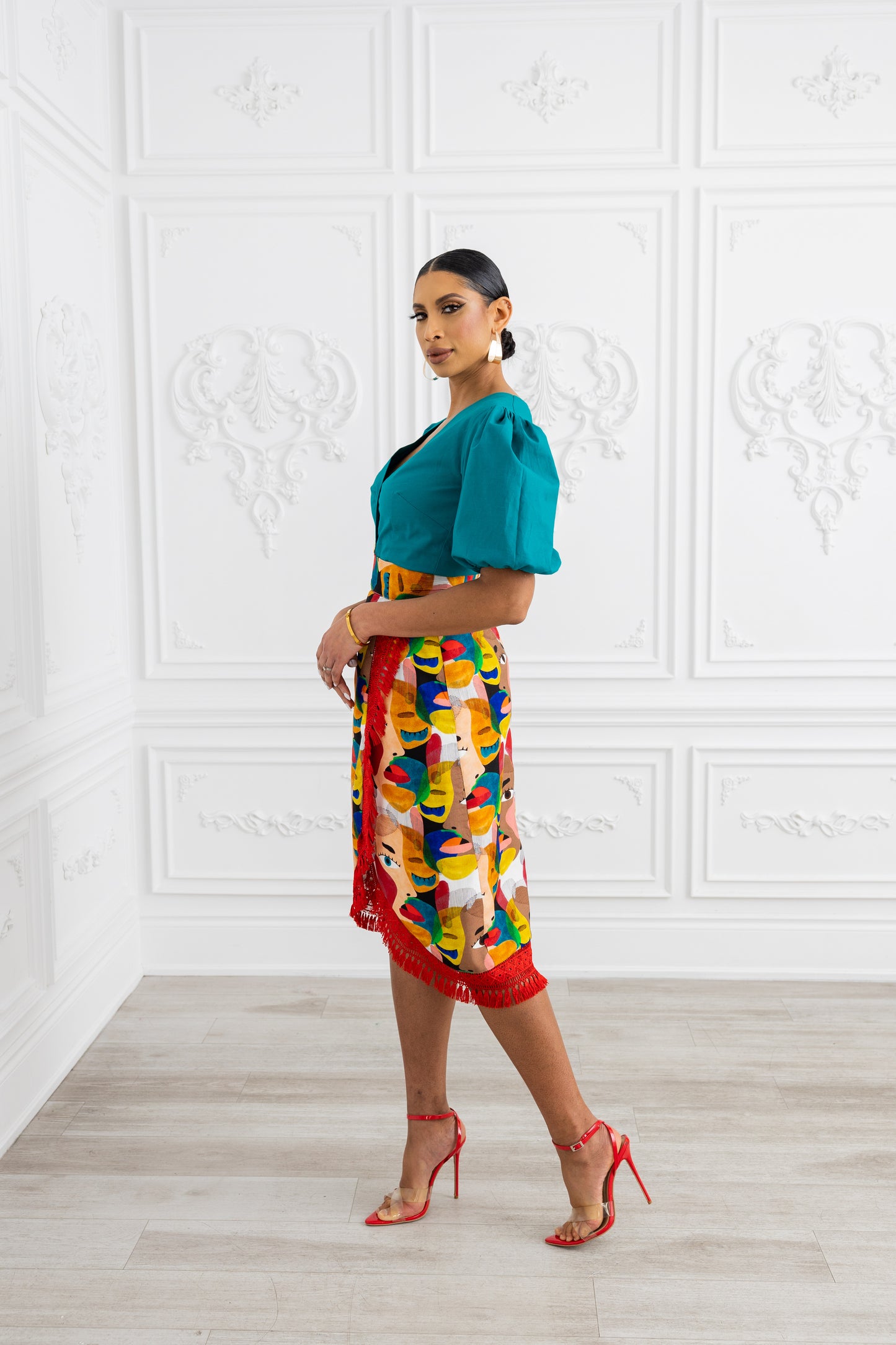 Daisha Fringed Skirt