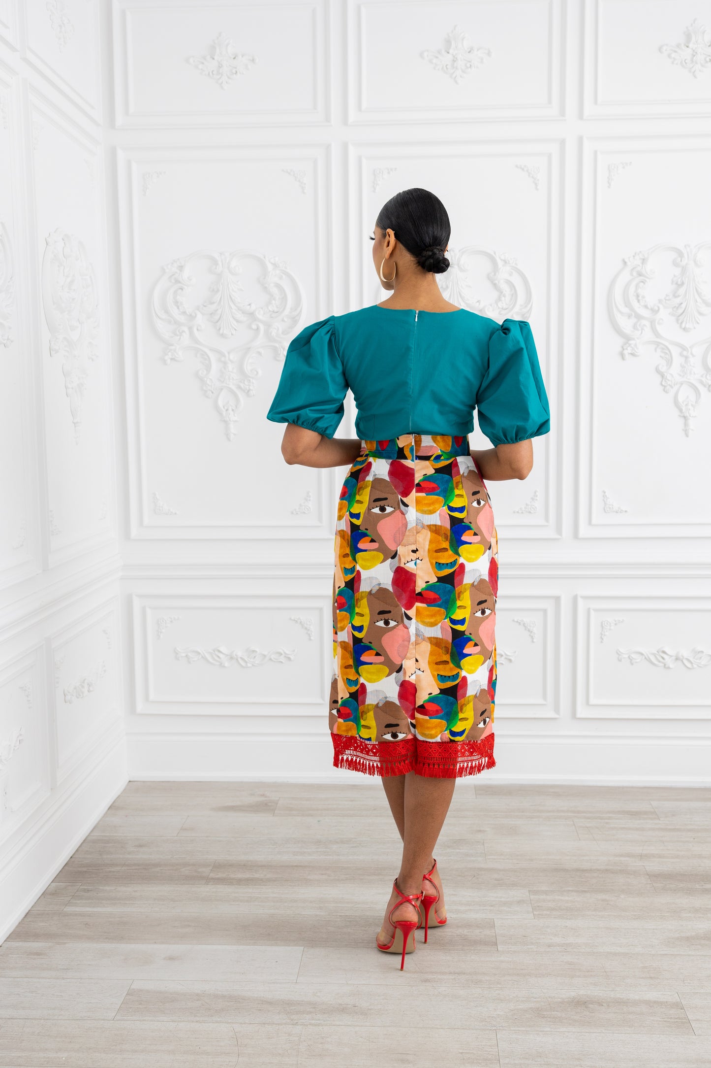 Daisha Fringed Skirt