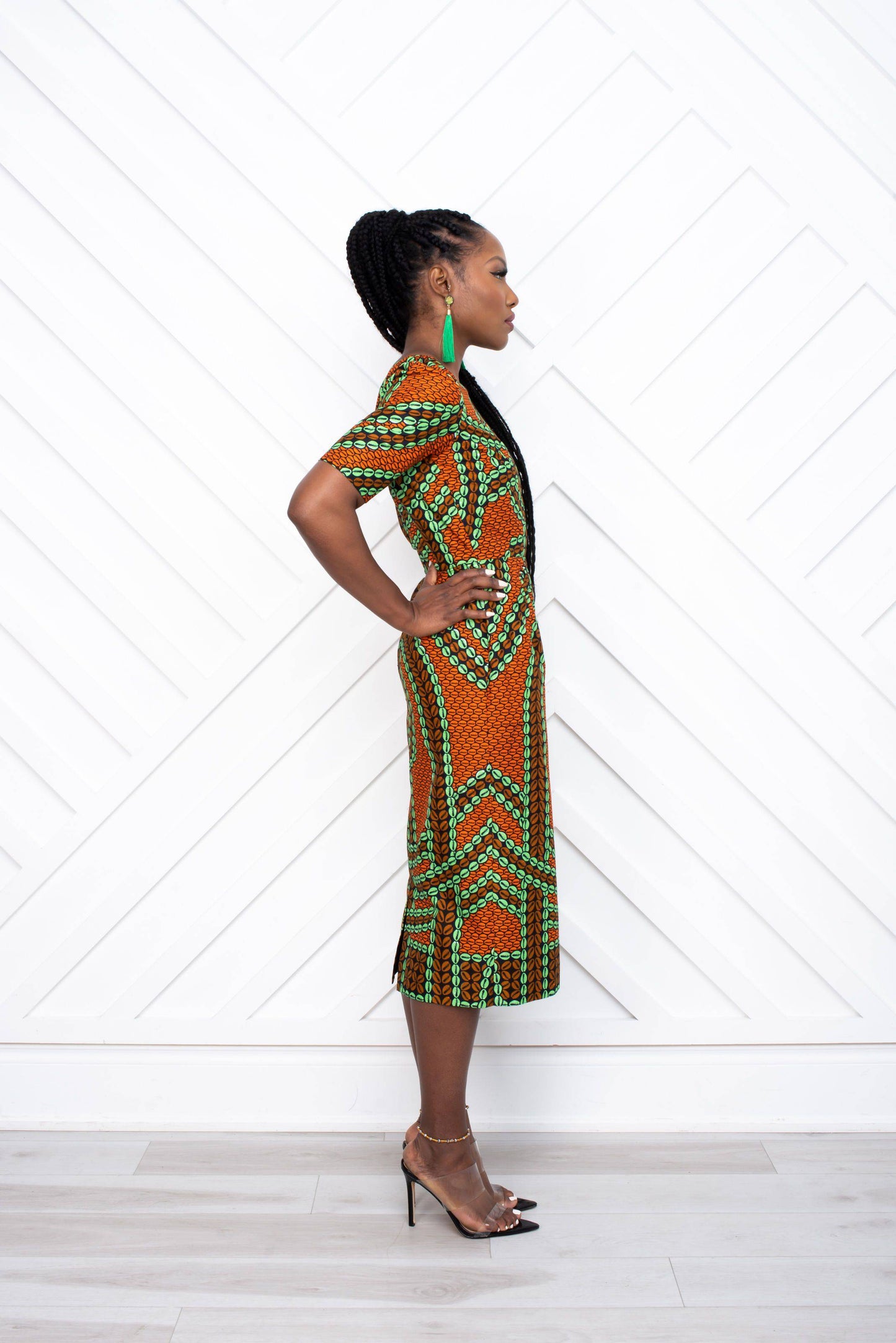 Brown Chiara Dress side